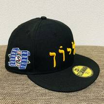 Supreme Hebrew New Era Cap Black 60.6cm 7 5/8 14ss 2014年 黒 ブラック ヘブライ ニューエラ キャップ ボックスロゴ アラビックロゴ_画像3