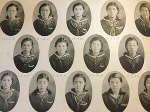 S1940-60/ 卒業記念 鹿児島県立大口高等女学校 アルバム 昭和 学生 学校