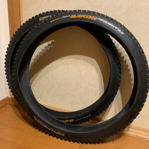 Continental DER Baron Projekt 2.4 27.5x2.4 チューブレスレディMTB タイヤ スレッドビード