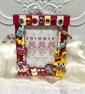 未使用 ＳＷＩＭＭＥＲ 写真立て サンリオ スイマー 陶器 キラキラ 推し キャラクター グッズ