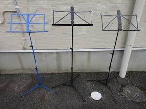 *USED used music stand 3 pcs together 