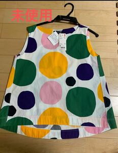 UNIQLO marimekko ノースリーブ　ブラウス ユニクロ マリメッコ