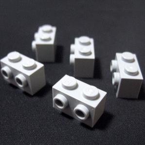 凸レゴ凸 %11211 1x2片面ポッチ付ブロック（新灰） 5個の画像2