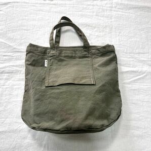 【SAC】3way トートバッグ　ワーク加工　帆布トートバッグ キャンバス ショルダーバッグ　カーキ