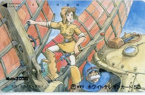 [Z3/9] Kaze no Tani no Naushika telephone card / Ghibli 