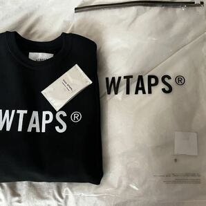 24SS！新作新品！ WTAPS SIGN/ SWEATER COTTON. TSSC Size:3(L) Color:Black スウェット シャツ/デニム/パーカーの画像3