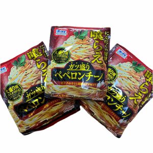 オーマイ ガツ盛り にんにく醤油 ペペロンチーノ 3袋セット