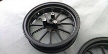 新品未使用 NSR80 NSR50 モダンワークス アルミホイール 前後セット 3.0×12 2.7×12 スペーサーカラー付 modernworks 当時物 KSRにも_画像6