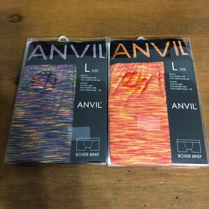 新品未開封　アンビル ANVIL　ボクサーパンツ ２枚セット　Lサイズ