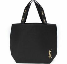 イヴサンローランノベルティ バッグ YVES SAINT LAURENT トートバッグ イブサンローラン 正規付録 バッグ ブラック 限定YSL_画像1