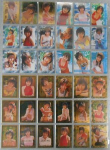 釈由美子「Yumiko Shaku Trading Card 2000 in Italy」 レギュラー&SP&3D 合計１１９枚