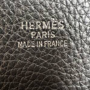 【美品】 HERMES エルメス エブリン ブラック 黒 ショルダーバッグ G刻印の画像6