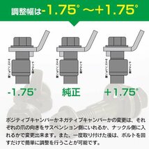 【ネコポス送料無料】キャンバーボルト 14mm 2本 【エルグランド ME51 250Vハイウェイスター 2WD】_画像4