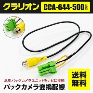 【ネコポス送料無料】クラリオン バックカメラ入力端子 RCH002H CCA-644-500（CCA644500）【互換品】