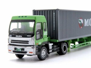1 jpy ~* unredeemed item * international container transportation Isuzu Giga high roof + quotient boat three . dry 40ft The * trailer collection 1 TOMYTEC Tommy Tec 