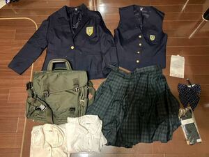 福岡第一高校　制服8点セット　165A　HANAE MORI ジャケット 検）池田エライザ