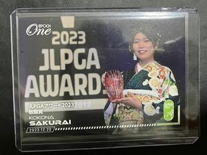 2023 エポックワン 櫻井心那 JLPGAアワード 敢闘賞 女子 ゴルフ