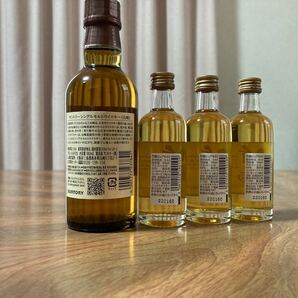 サントリー SUNTORY 山崎 NV ミニボトル 180ml1本 竹鶴ピュアモルト ミニボトル 50ml 3本 セット 新品未開封品の画像4