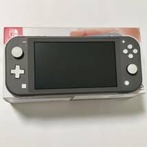 送料無料 動作確認済み Nintendo Switch Lite ニンテンドー スイッチ グレー 本体のみ HDH-001 中古_画像1