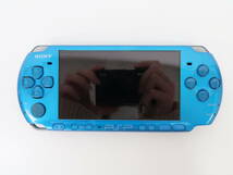 ET1568/バッテリー欠品 PSP 本体 バイブラント・ブルー PSP-3000_画像2