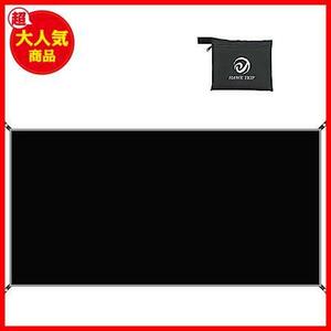 【驚安！数量限定！】 ★105x210cm_ブラック★ 収納バッグ付き 軽量 アウトドア 防水シート キャンプ グランドシート 登山 テントシート