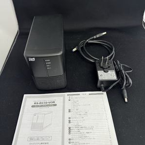 ジャンク品扱い RATOC ラトックシステム ハードディスク ケース RS-EC32-U3R USB3.0/USB2.0 RAIDケース HDD2台用 ③の画像1