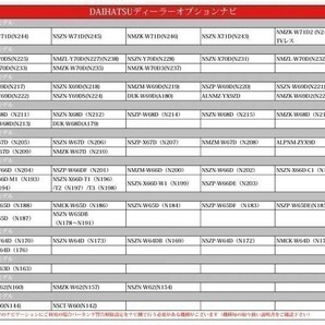 TVT1 ダイハツ 純正ナビ テレビキット NSZN-X67D NSZN-W67D NSZP-X67D NMZM-W67D 走行中テレビ視聴 ナビ操作キャンセラーの画像4