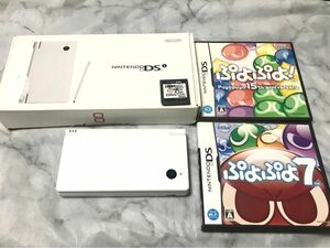 Nintendo DSi 本体 一式　ホワイト　完品　箱説付　ぷよぷよ 任天堂 ニンテンドーDS
