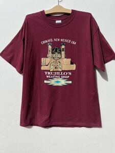 TRUJILLO’S トルフィリオス XL Tシャツ 00s チマヨベスト ナバホラグ ネイティブ柄 ナバホデザイン チマヨラグ ネイティブアメリカン