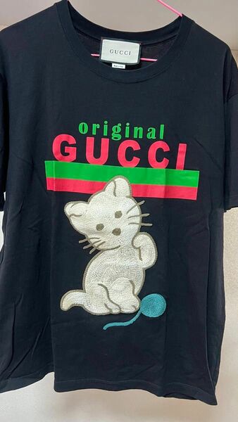 GUCCI 半袖Tシャツ　ネコ　S