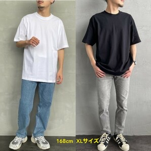 新品未使用 ヘインズ ビーフィー 半袖Tシャツ 黒 Lサイズ 国内正規品 男女兼用 Hanes BEEFY H5180 ブラックの画像4