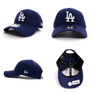 新品未使用 ニューエラ ローキャップ ブルー 9twenty 正規品 ロサンゼルスドジャース NEW ERA ベースボールキャップ 青 帽子 LA 大谷 翔平の画像2