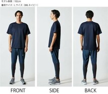 新品 ユナイテッドアスレ 4.1 ドライアスレチック Tシャツ 白 黒 XL United Athle 590001_画像9