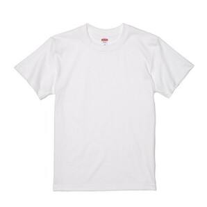 新品 ユナイテッドアスレ 5.6oz ハイクオリティー Tシャツ ホワイト ブラック 2枚 Lサイズ United Athle 500101 High Quality T-shirtの画像3