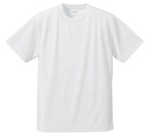 新品 ユナイテッドアスレ 4.1 ドライアスレチック Tシャツ 白 黒 XL United Athle 590001_画像2