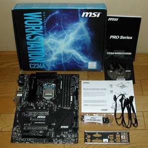 CPU付き　MSI　C236A WORKSTATION　LGA1151