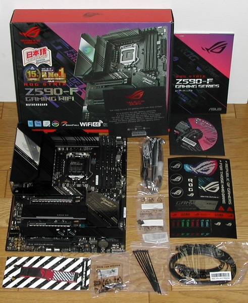 未通電品　ASUS　ROG STRIX Z590-F GAMING WiFi　LGA1200