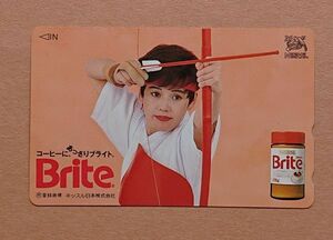 【当選品】 テレホンカード 　大竹しのぶ2　　Brite