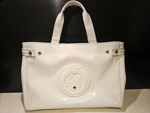 Джинсовая сумка Armani Arman Rare White