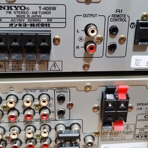 ONKYO オンキョー システムコンポ D-062A/A-905/T-405W/MD-105/C-705FX CD再生可の画像7