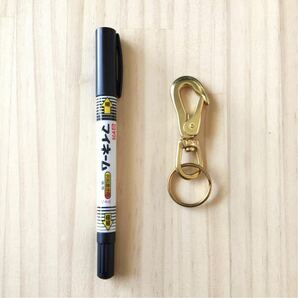 未使用 URBAN RESEARCH Brass Key holder アーバンリサーチ ブラス キーホルダー 真鍮製 EDC ACCESSORIES エブリデイキャリー アクセサリーの画像8