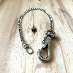 新品同様 BEAMS Silver Wallet Chain ビームス シルバー ウォレットチェーン 喜平チェーン 日本製 MADE IN JAPAN ACCESSORIES AUTHENTICの画像9