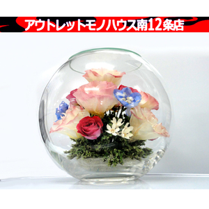 Reine De Fleur natural flower A-G 0332H breather bdo flower dry flower interior objet d'art glass Len te flow ru Sapporo city Chuo-ku 