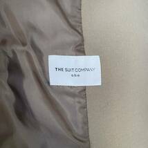 THE SUIT COMPANY she スーツカンパニー スーツ セットアップ グレー ノーカラー カラーレス 36 パンツスーツ_画像4