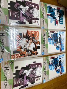 一番くじ　僕のヒーローアカデミアクリアポスター　ラバーコースター未開封7枚