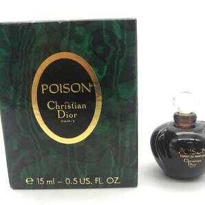 クリスチャンディオール Christian Dior プワゾン POISON パルファム 15ml ほぼ未使用 6346の画像1