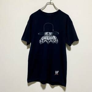 アメリカ古着　WWE　アンダーテイカー　UnderTaker　半袖　Tシャツ　デッドマン　Mサイズ　コットン　【I81】