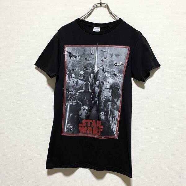 アメリカ古着 スターウォーズ ラストジェダイ 半袖 Tシャツ ビッグプリント Sサイズ コットン 【I99】