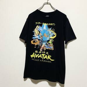 アメリカ古着　アバター 伝説の少年アン　ニコロデオン　半袖　Ｔシャツ　アニメ　Ｍサイズ　コットン　【I104】