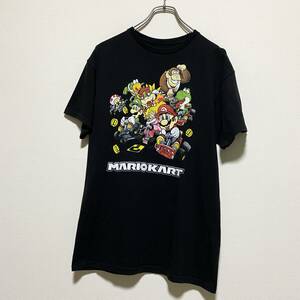 アメリカ古着　マリオカート　任天堂　スーパーマリオ　半袖　Tシャツ　メキシコ製　Ｍサイズ　コットン　【I105】　